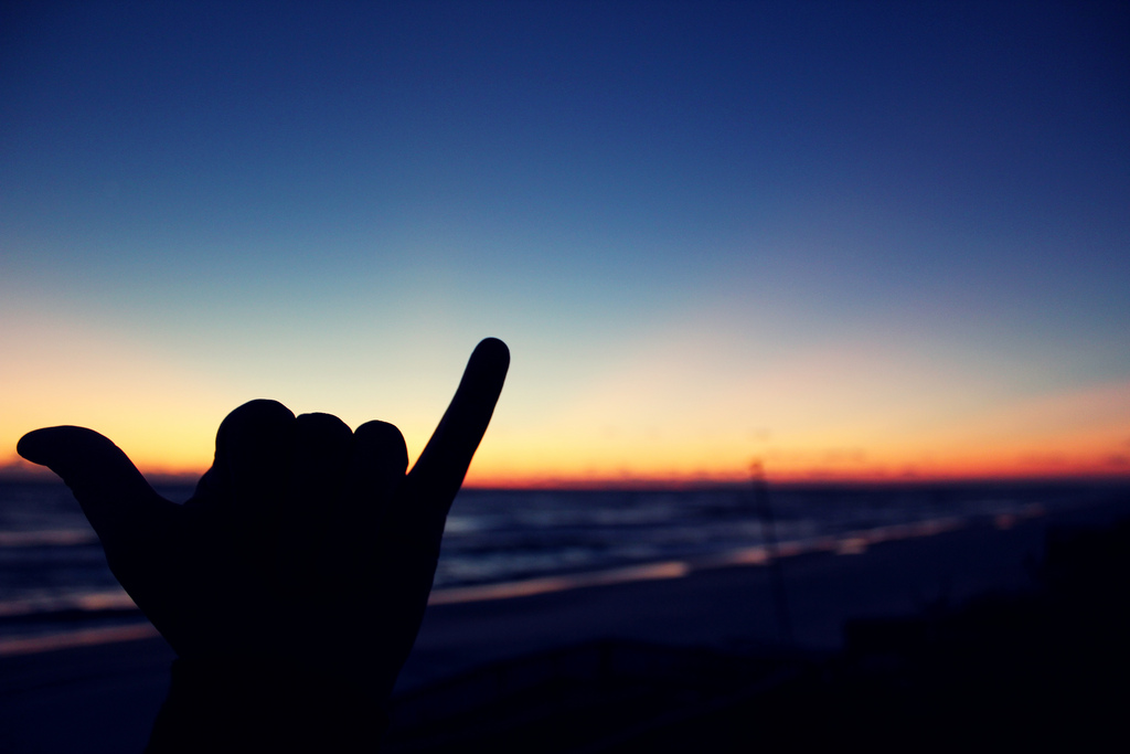 significato saluto surfista hang loose